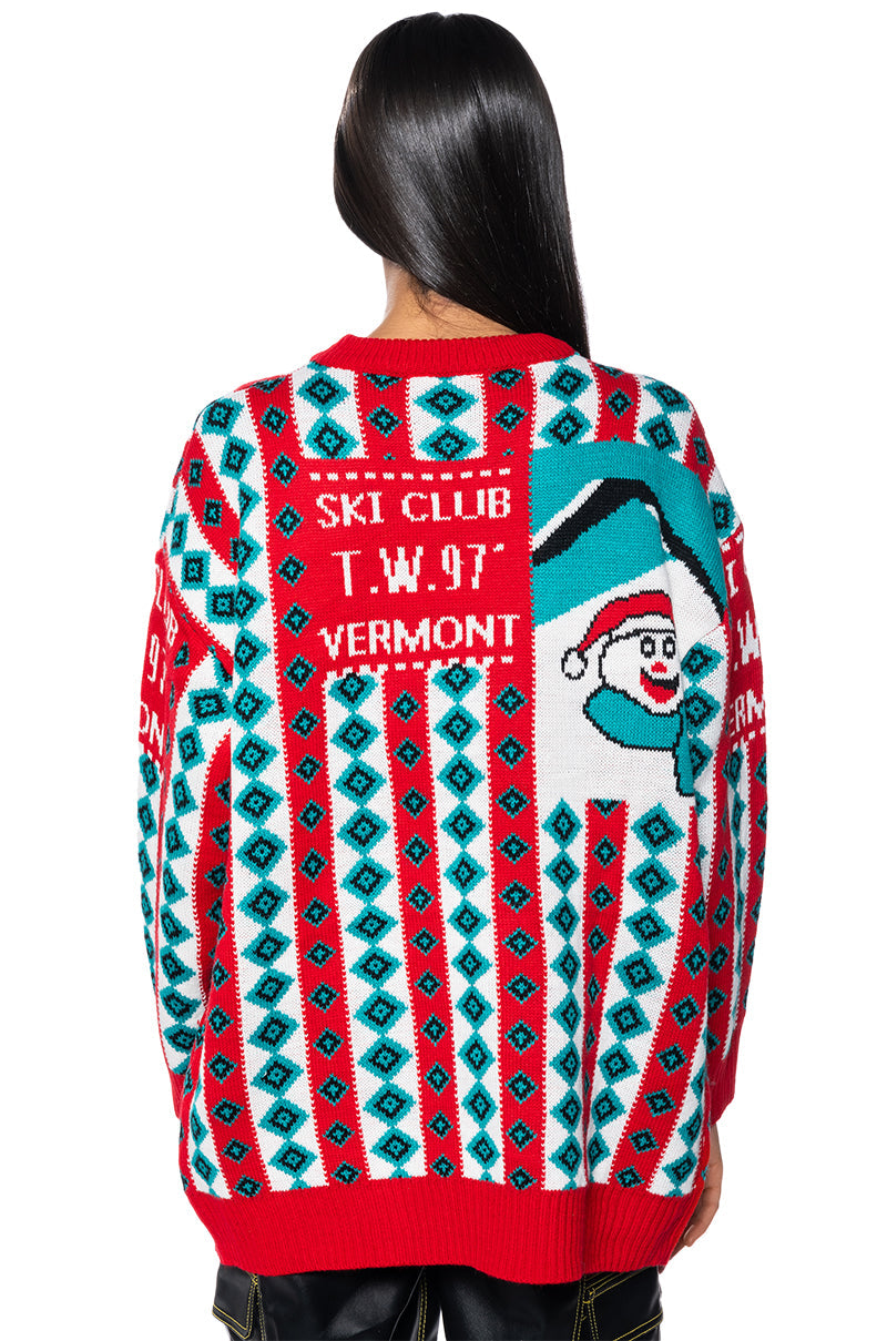 SKI CLUB HOLIDAY SWEATER