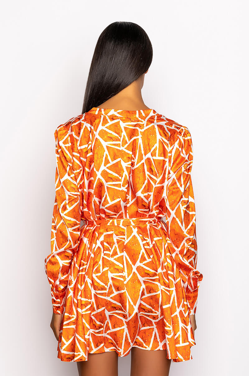 SKYART X AKIRA BUTTON UP MINI DRESS