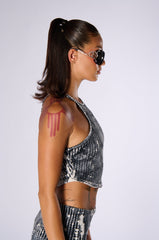 SO FLASHY MINERAL WASHED CROPPED TANK TOP