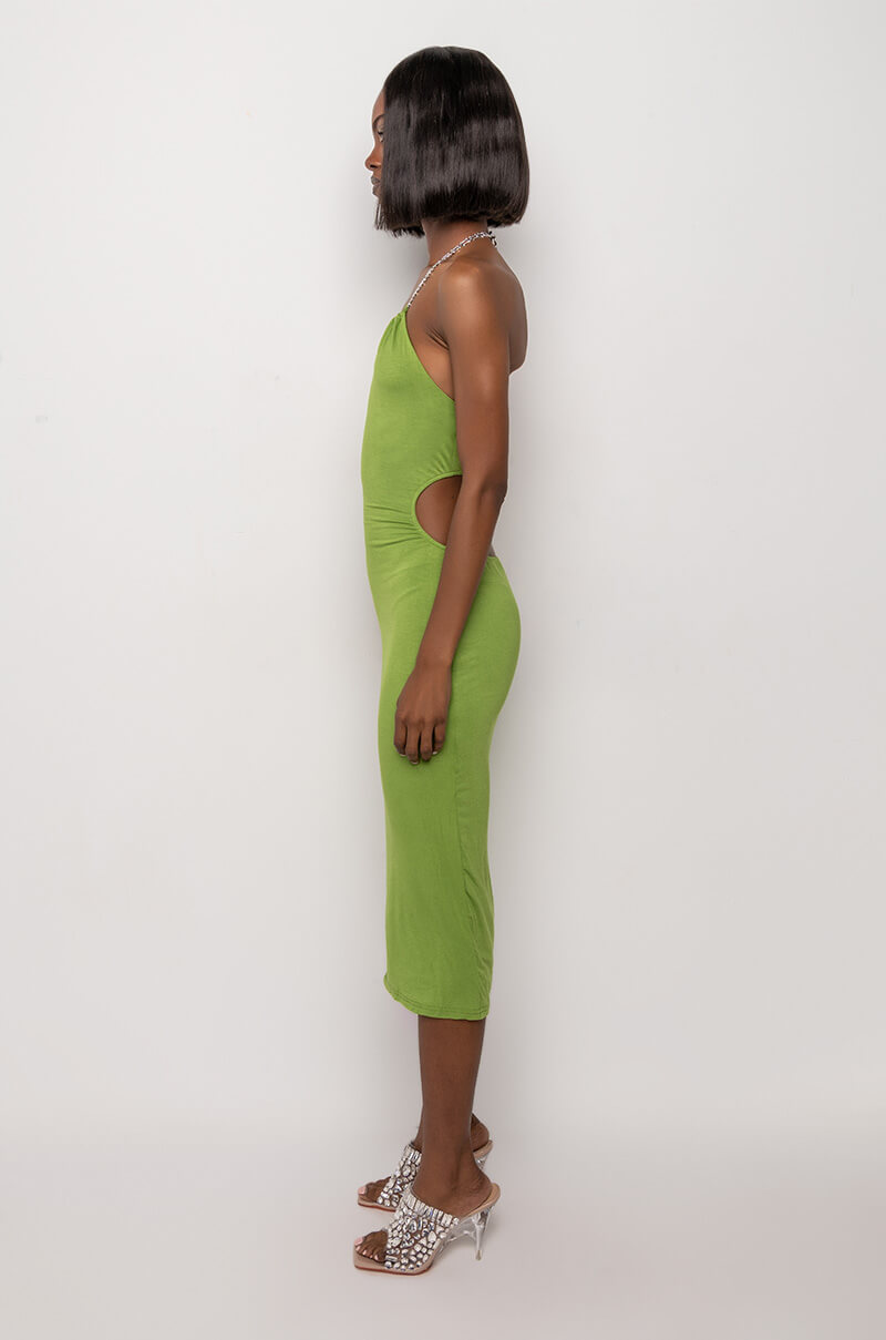 STOP STARING OPEN BACK MIDI DRESS