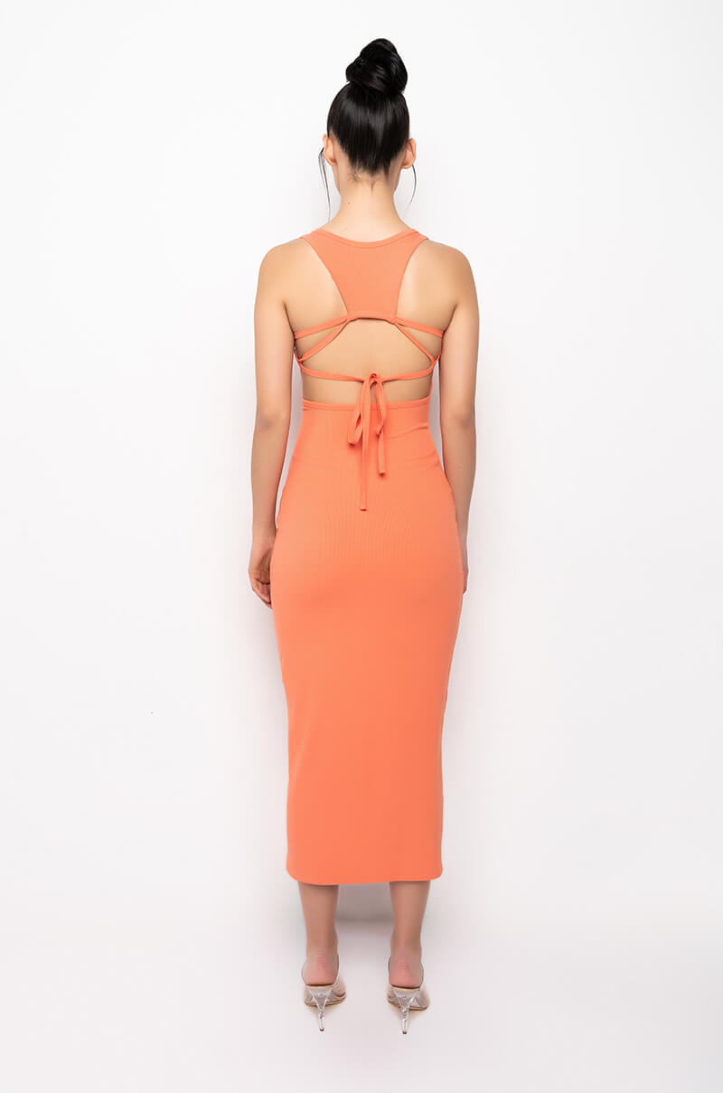 TAKE IT OR LEAVE IT MAXI DRESS WITH OPEN BACK