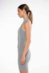TIMELESS RIBBED MINI DRESS
