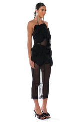 VALENTINA DIMENSIONAL MAXI DRESS