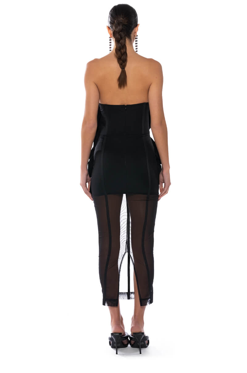 VALENTINA DIMENSIONAL MAXI DRESS