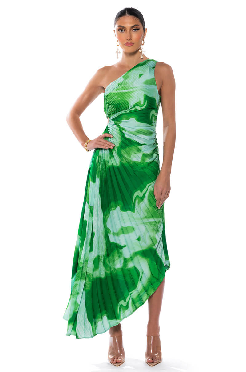 VALERIE ONE SHOULDER DRESS