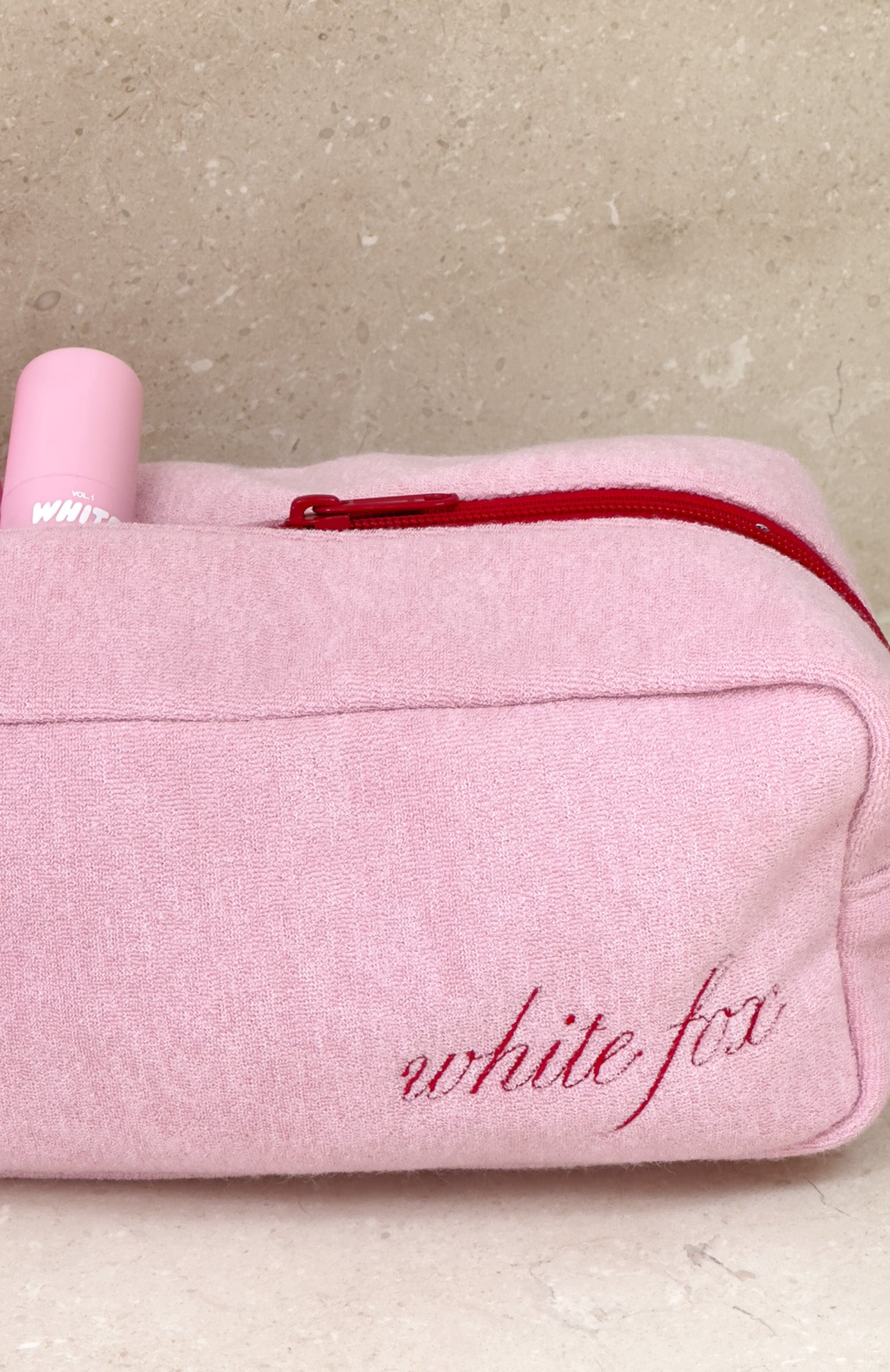 Lillian Cosmetic Bag Baby Pink
